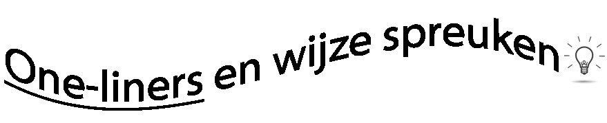 One-liners